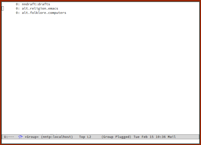 Gnus Reader 09 Gnus Main Screen