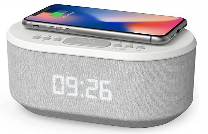 I Box Alarm Clock Charger Qi Wireless