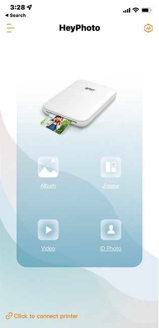 Idprt Mini Photo Printer Click Connect