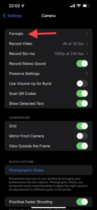 Iphone 13 Pro Camera Formats
