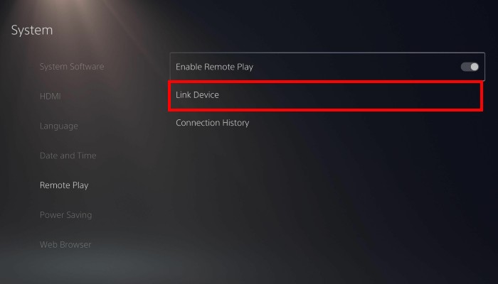 Ps5 Enable Remote Play Link Device