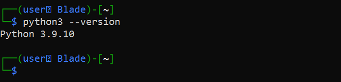 Python3 Version Check