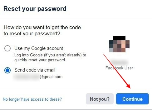 Secure Facebook Desktop Change Password No Login
