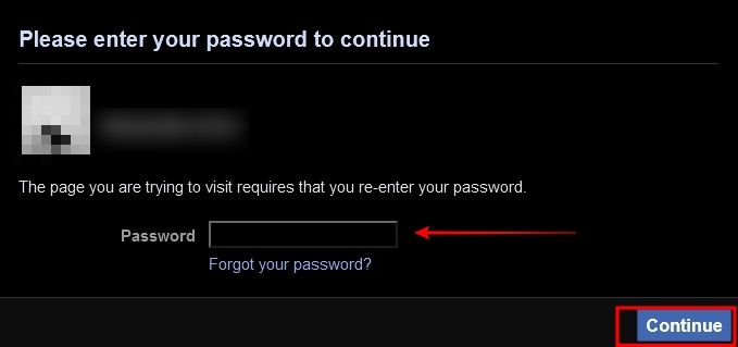 Secure Facebook Desktop Password