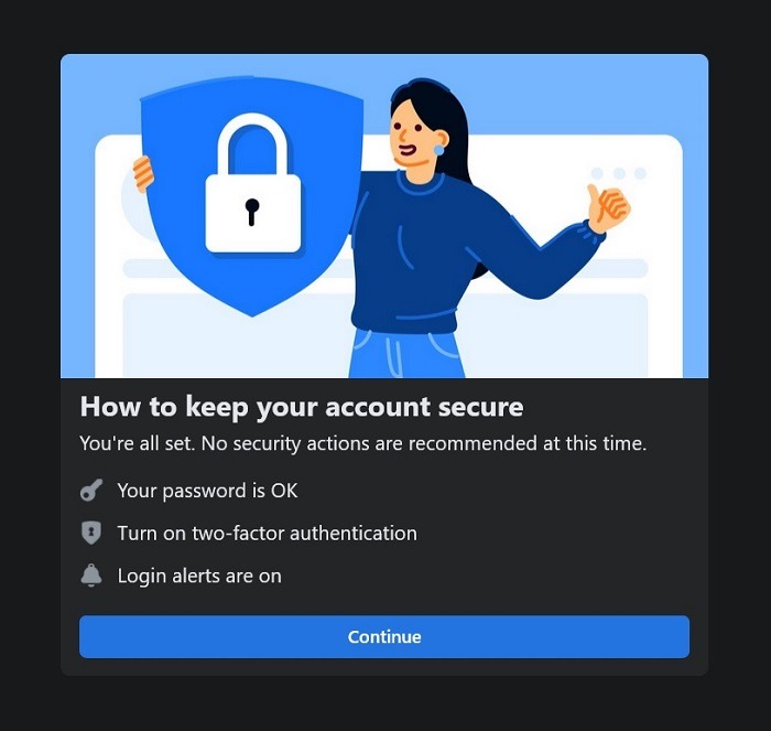 Secure Facebook Desktop Security Check