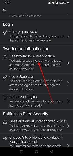 Secure Facebook Mobile 2fa