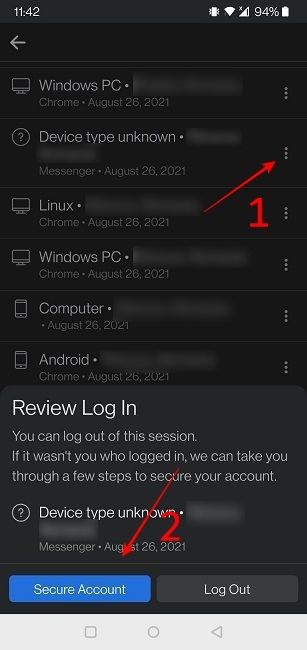 Secure Facebook Mobile Secure Account