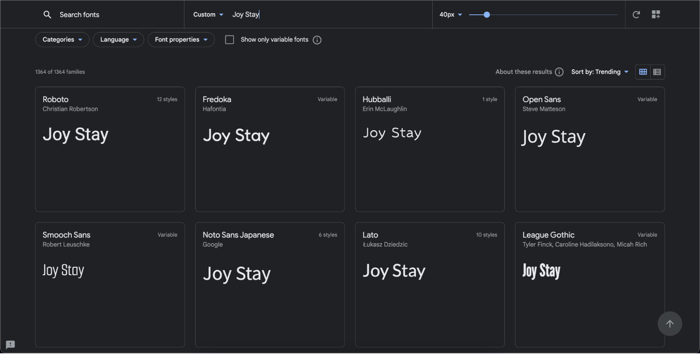 Select Fonts For Your Logo