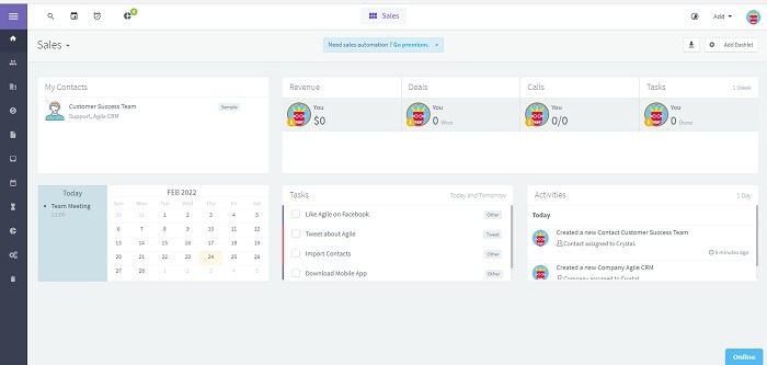 Top All In One Crm Software For Freelancers And Creatives Agile