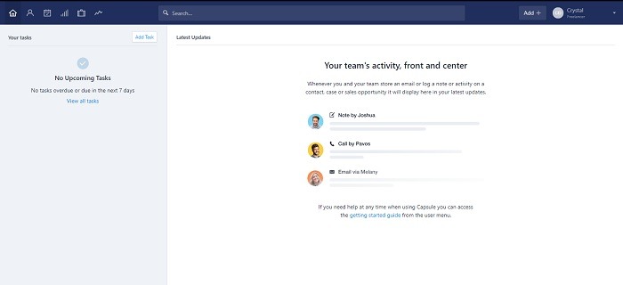 Top All In One Crm Software For Freelancers And Creatives Capsule 2