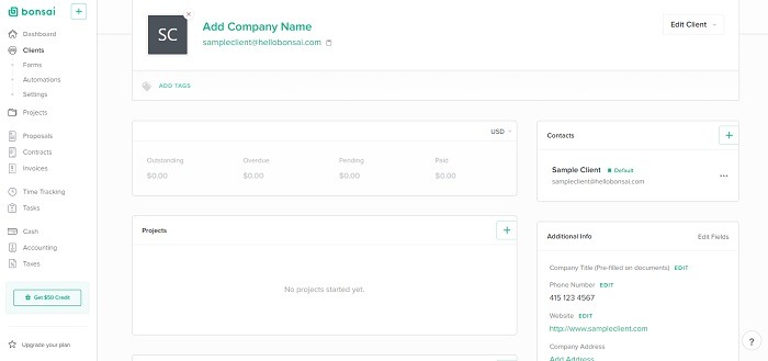 Top All In One Crm Software For Freelancers And Creatives Hello Bonsai 2