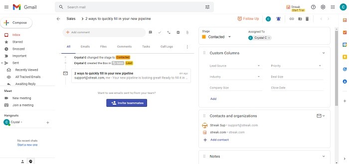 Top All In One Crm Software For Freelancers And Creatives Streak
