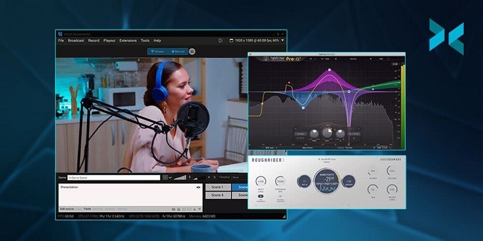 Xsplit Broadcaster Interface