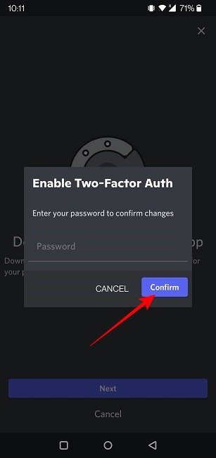2fa Social Apps Discord Mobile Pass