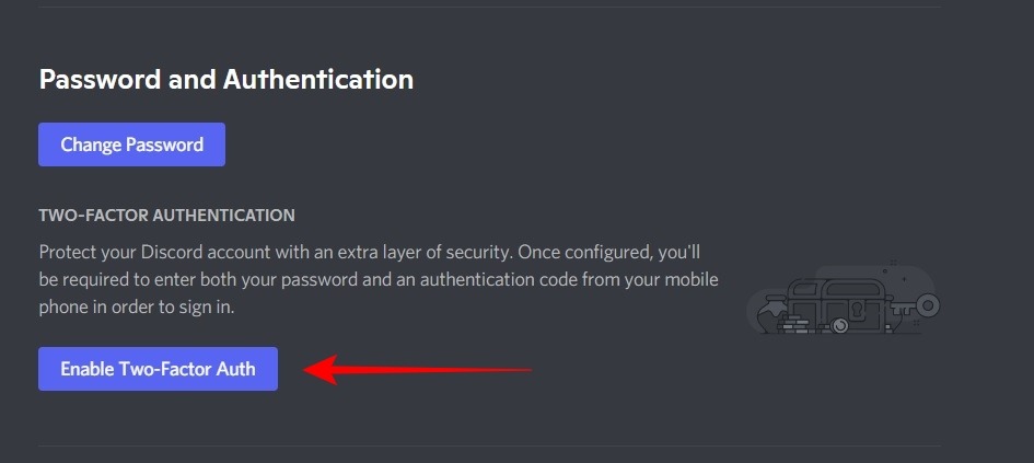 2fa Social Apps Discord Pc Select Option
