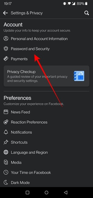2fa Social Apps Fb Mobile Account Security