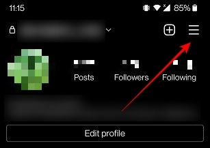 2fa Social Apps Instagram Mobile Menu