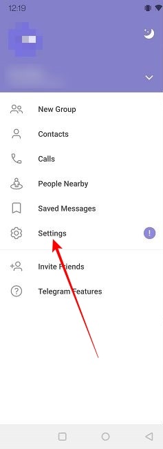 2fa Social Apps Telegram Mobile Settings