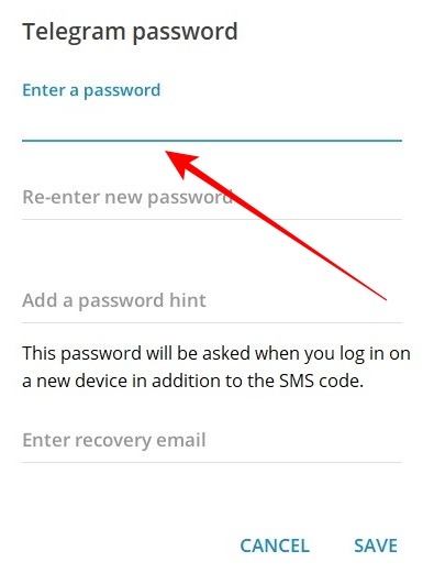 2fa Social Apps Telegram Pc Enter Password