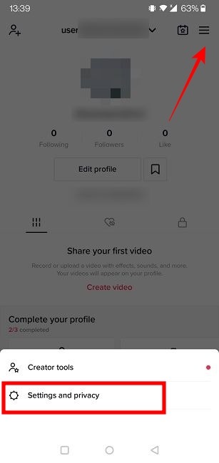 2fa Social Apps Tiktok Mobile Settings Privacy
