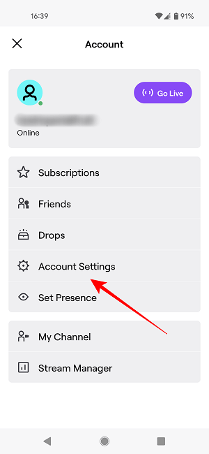 2fa Social Apps Twitch Mobile Account Settings