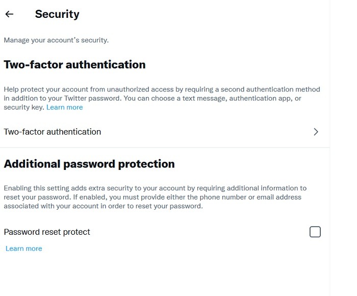 2fa Social Apps Twitter Pc Option View