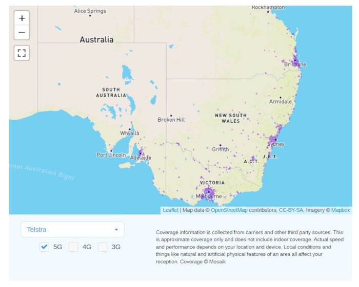 5g Availability Whistleout
