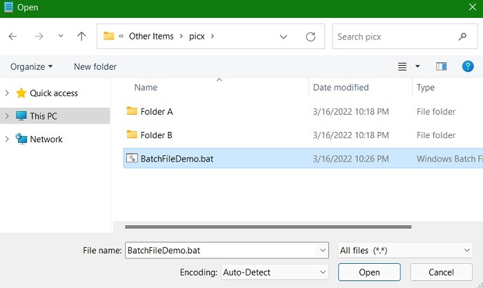 Batch Files Windows11 Batch File Open Admin Mode Notepad