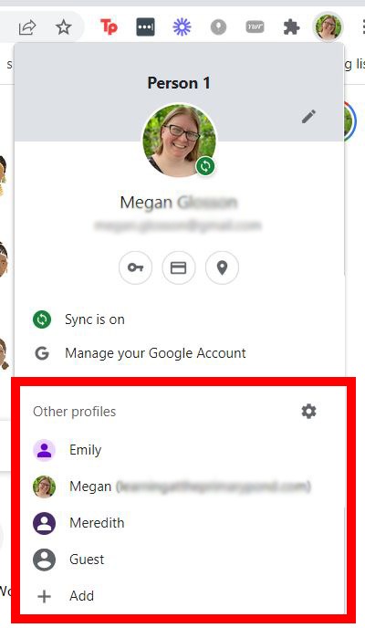 Chrome Parental Controls New Profile