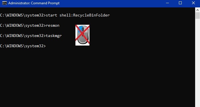 Cmd Copy Paste Windows10 Cannot Select From Mouse