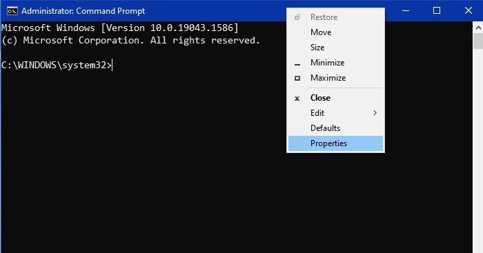 Cmd Copy Paste Windows10 Properties Command Prompt