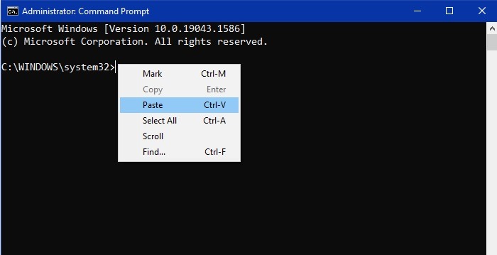 Cmd Copy Paste Windows10 Right Click Paste Command Prompt