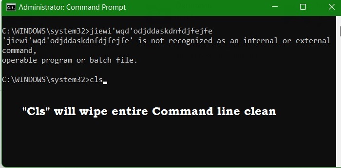 Cmd Copy Paste Windows11 Cls Command