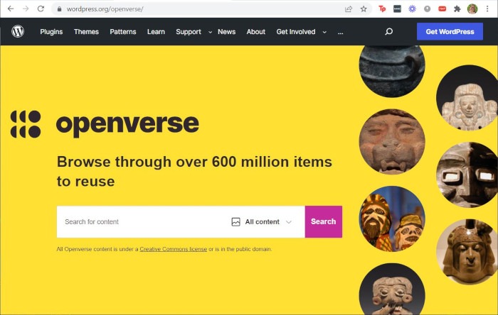 Creative Commons Openverse