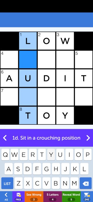 Crossword Apps Crosswords With Friends Mini