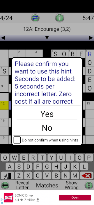 Crossword Games Crossword Unlimited Hint