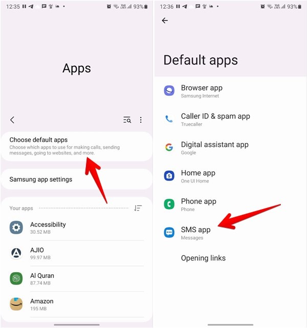 Default Messaging Apps Samsung