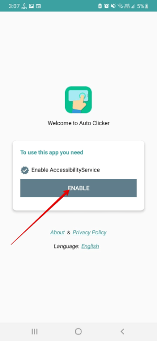 Enable Accessibility Settings Android Auto Clicker