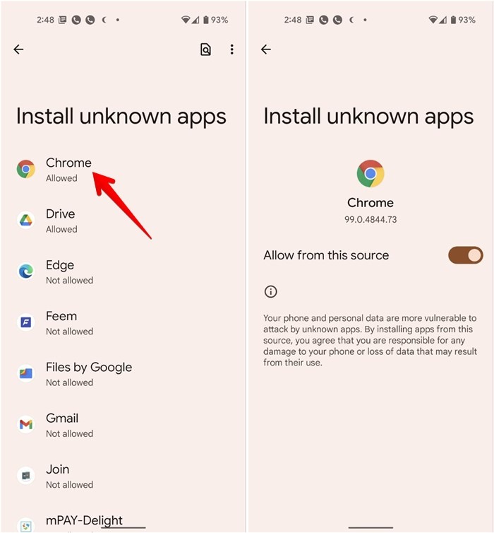 Google Play Services Install Unknown Apps Allow