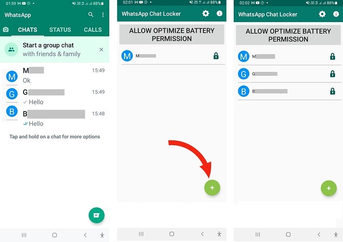 Hide Text Calls Chat Locker For Whatsapp Hide Messages
