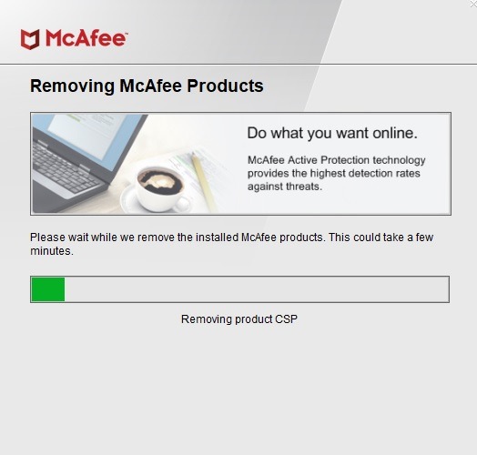 High Memory Fix Removing Mcafee Programs