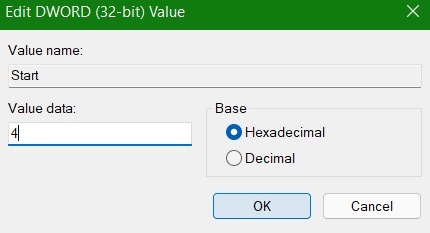 High Memory Fix Value Data 4