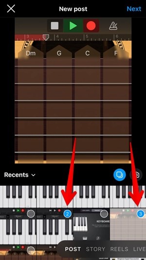 Instagram Carousel Select Multiple Items