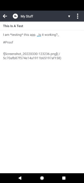 Markdown Editor Joplin Doc