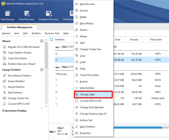 Minitools Change Letter