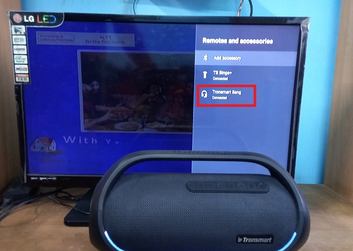 Tronsmart Bang Android Tv Bluetooth Connected