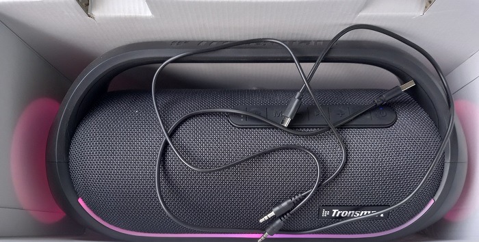 Tronsmart Bang Speaker On With Accessories