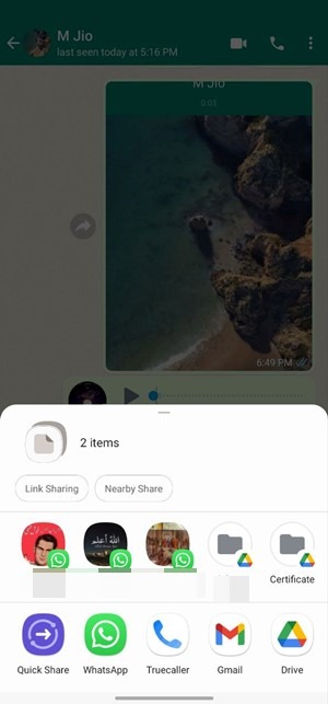 Whatsapp Android Export Select Destination