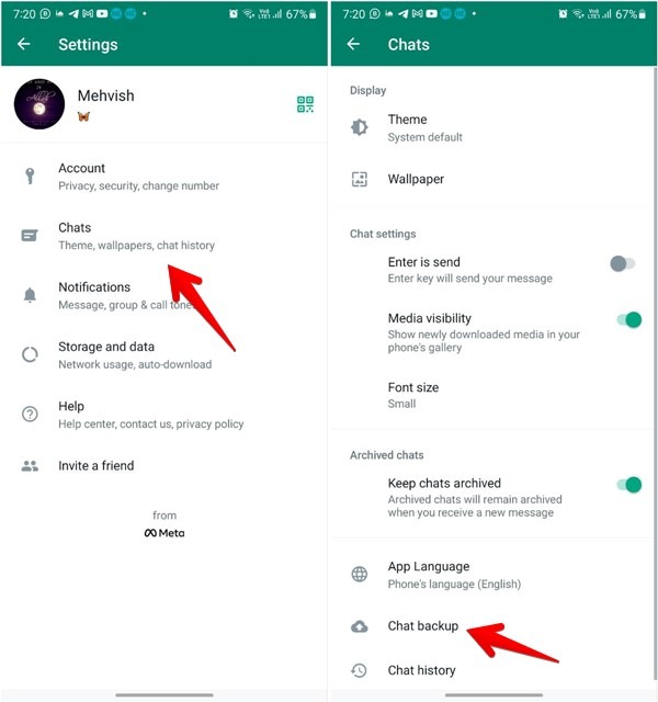 Whatsapp Backup Android Chat