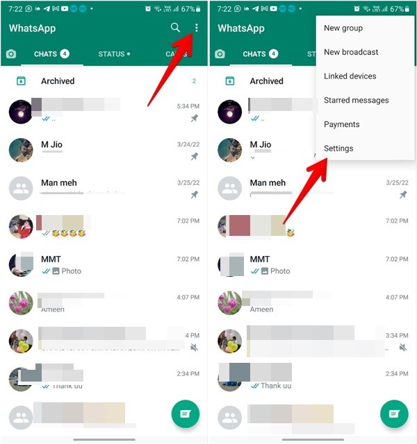 Whatsapp Backup Android Settings